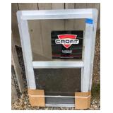 New-Croft Aluminum Window 17x27 Inches
