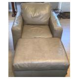 Chair and Ottomon- Needs Cleaned but in good shape