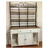 Amazing Country Style Bakers Rack/SideBoard