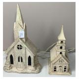 Light Up Music Box Churches