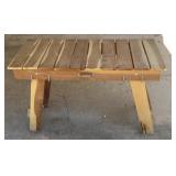 Nice Wooden Outdoor Table-43x19x28 Inches