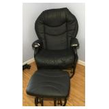 Glider Rocker w/ Ottoman- Has some wear