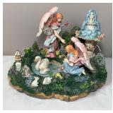 Swan Lake Music Box Angel Figures