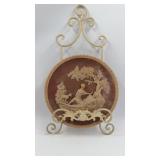 Vintage Figural Classical Relief Wall Plaque
