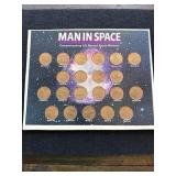 Man in Space" Commemorative Bronze Medal Set  21