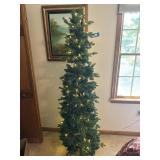 Pre-Lit Artificial Christmas "Hoop/Hinged" Tree,