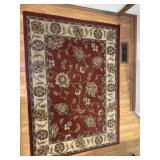 ORIENTAL WEAVERS "ADDISON RED" AREA RUG  FLORAL