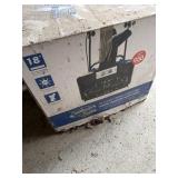 SnowJoe Ultra 13.5 amp 18" electric snow thrower.