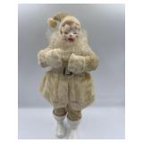 Vintage White/Cream "White Christmas" Santa