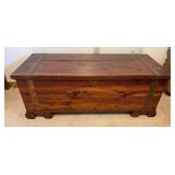 Vintage E.R. Co. "Forest Park Line" Cedar Chest 