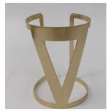 Gold Metal Cuff Manchette Wrap V Bracelet