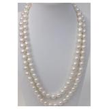 HSN Freshwater Pearl Necklace 925 Clasp