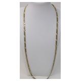 Italy 925 Sterling Figaro Chain Necklace