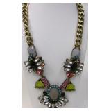 Chunky Colorful Statement Necklace