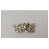 Sterling Mother & Daughter Heart Charms