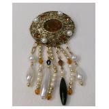 Victorian Revival Festoon Brooch