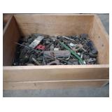 Wooden box / nuts and bolts