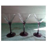 Libby Rock martini glass