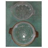 Vintage glass candy dishes