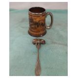 Vintage Ridgeway pottery tankard