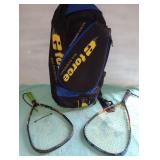 Racquetball bags/rackets