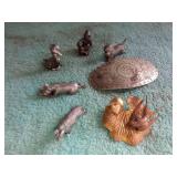 Pewter figurines