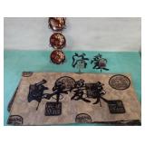 Chinese design candle holders