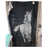 Plush horse blanket
