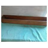 Wooden planter box