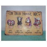 Nightmare before Christmas sign
