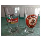 Budweiser glasses
