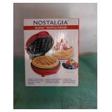 Nostalgia mini waffle maker