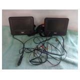 RCA portable backrest DVD players