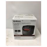 WeWarm Electric 6 Element Infrared Space Heater Black Plastic