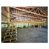 Heated pole barn with electricity