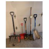 Lot of Shovels/ Snow Shovels