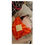 Misc Closet Lot, Towels, Bed Linens, Blanket