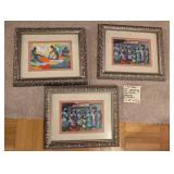 Set of Matching Art Prints, African Culture