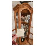 Oak Corner China Cabinet