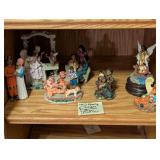 Family & Angel Figurines & Angel Music Box