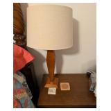 Vintage Art Deco/MCM Wood lamp