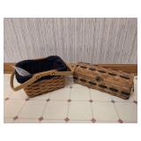 Lot of 3 Baskets Taskets