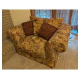 Simple Designs Upholstered Arm Chair