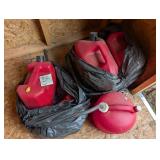 Lot of Gas Cans
