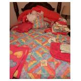 Neon Vintage/Retro Style Bed Linens, Curtains, Etc