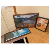 3 Framed Photo Print, Beach, Autumn, Mountains
