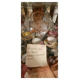 Lot of Vintage Glassware, Crystal, China Teacups,