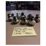 Lot of Small Bird Figurines (8)