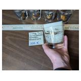 Vintage TWA Airline Destination Glasses