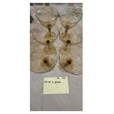 Lot of 6 Glasses